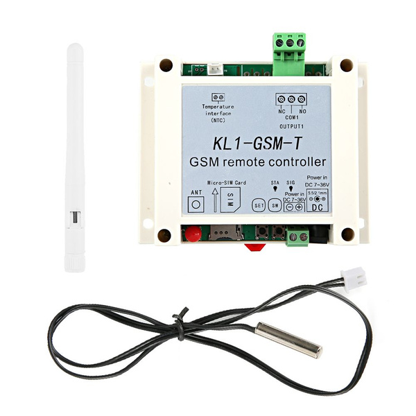 7-36VDC Дистанционный контроллер GSM Датчик температуры - купить по ...