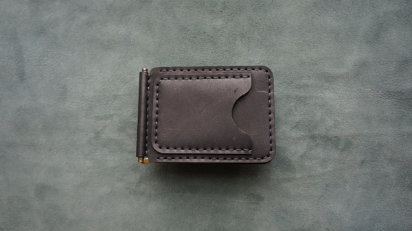 Зажим для купюр из натуральной кожи ручной работы - купить с доставкой ...