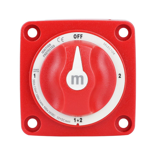 M-Series 6007 ,32v 300A 4-позиционный двойной выключатель батареи, IP66 ...
