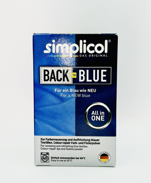 Simplicol Back to Blue Краска текстильная для окрашивания и ...