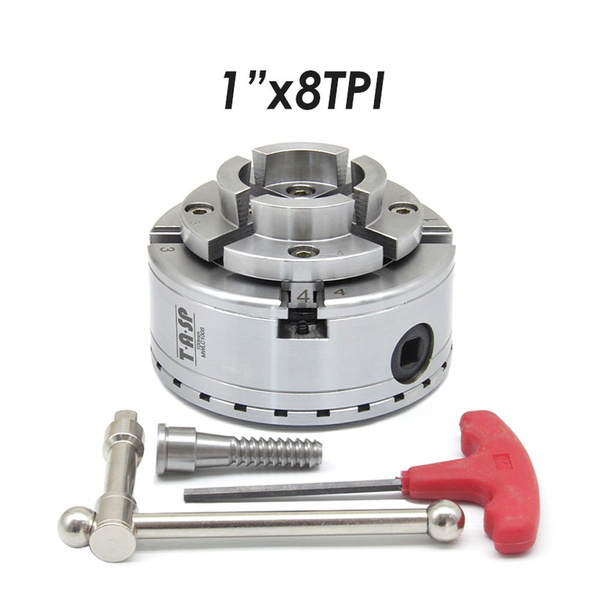 1" x 8 TPI ,Токарный Патрон 4-х кулачковый по дереву 100 мм ...
