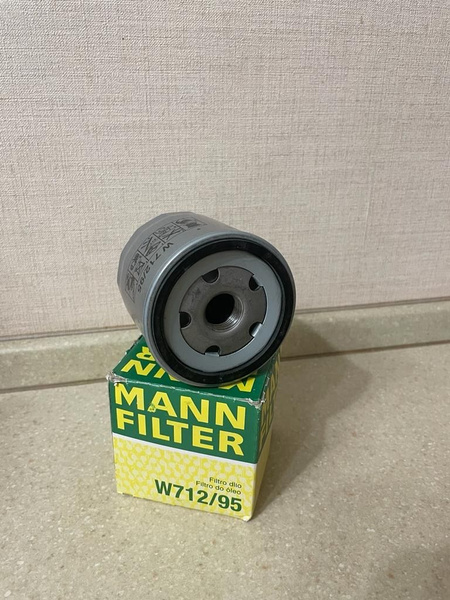 Фильтр масляный MANN FILTER W712/95Audi A1, Volkswagen Polo, Skoda ...