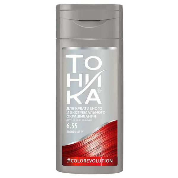 Тоника Оттеночный бальзам для волос Color evolution, тон 6.55 Bloody ...