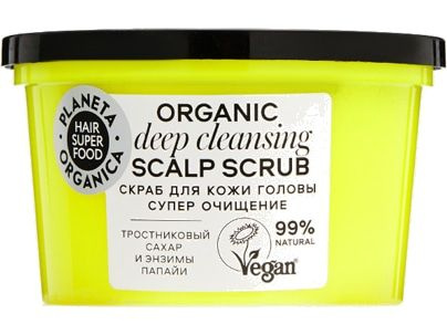 Скраб для кожи головы Planeta Organica Hair Super Food Deep clean ...
