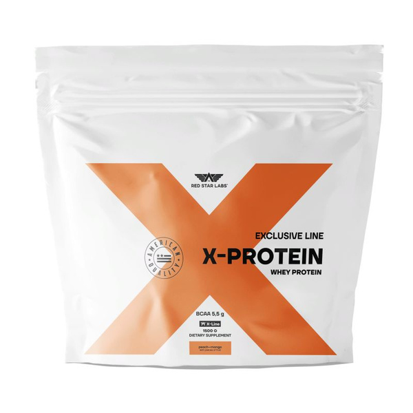 Протеин Red Star Labs X-Protein, 1500 гр, вкус: персик и манго - купить ...