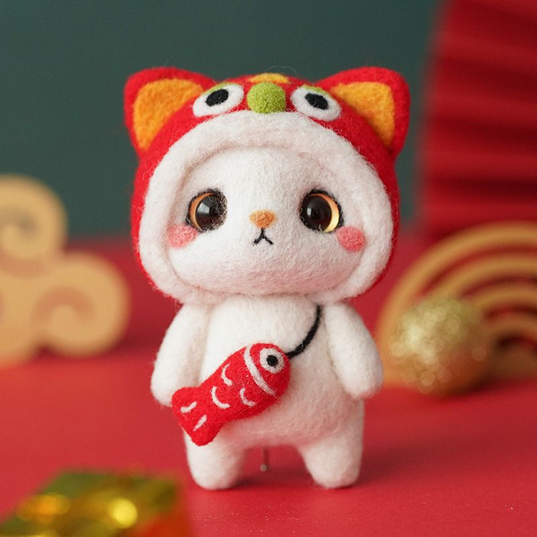 Подарочный пакет из шерстяного войлока ручной работы "сделай сам ...