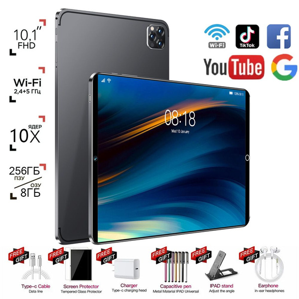 Купить планшет Планшет 10.1", 256 GB по низкой цене: отзывы, фото ...