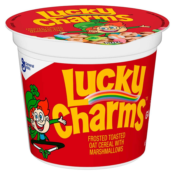 Сухой завтрак Lucky Charms с маршмеллоу в стакане (США), 48 г - купить ...