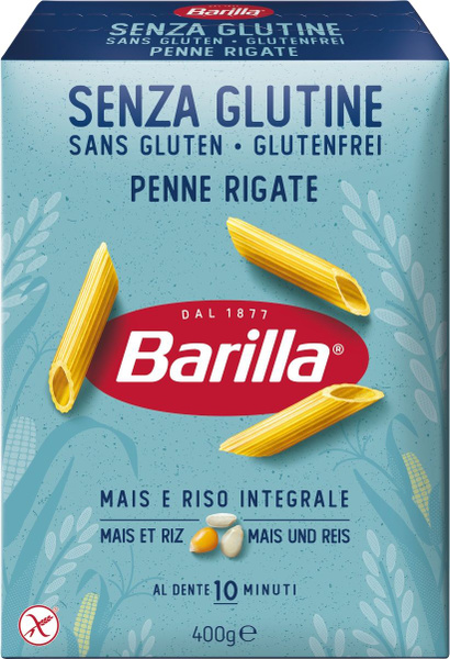 Макароны Barilla Пенне Ригате без глютена, 400 г - купить с доставкой ...