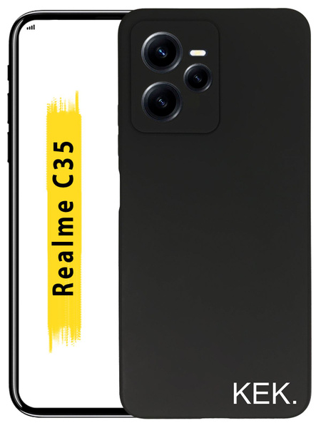 Чехол на Realme C35 силиконовый с принтом - купить с доставкой по ...
