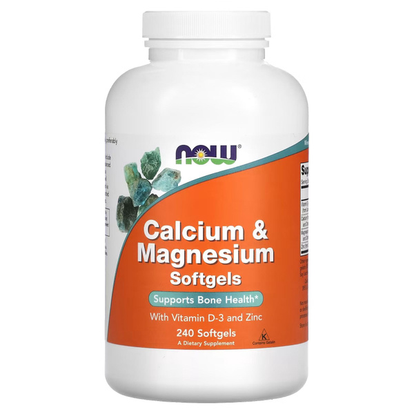 Кальций магний цинк с витамином D3 NOW Foods Calcium & Magnesium With D ...