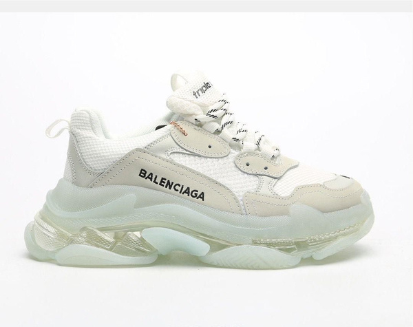 Balenciaga Triple s Clear sole White Beige