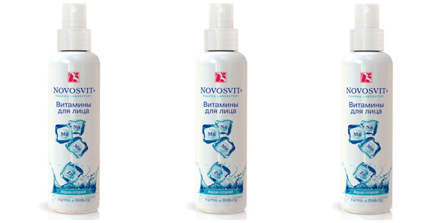 Novosvit Agua-спрей "Витамины" для лица, 190 мл, 3 шт. - купить с ...