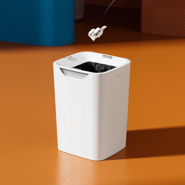 Мусорный бак Xiaomi, 1 шт, белый купить по доступной цене с доставкой в ...