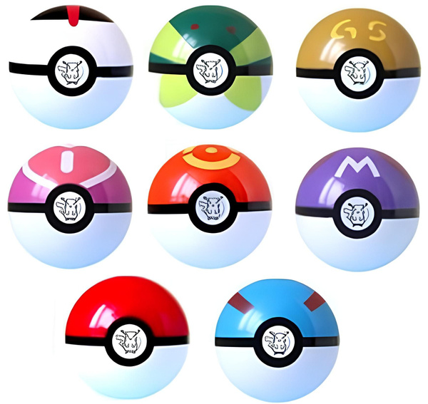 Набор Покемон Покебол / Pokemon Pokeball 8шт (7см, пакет) - купить с ...
