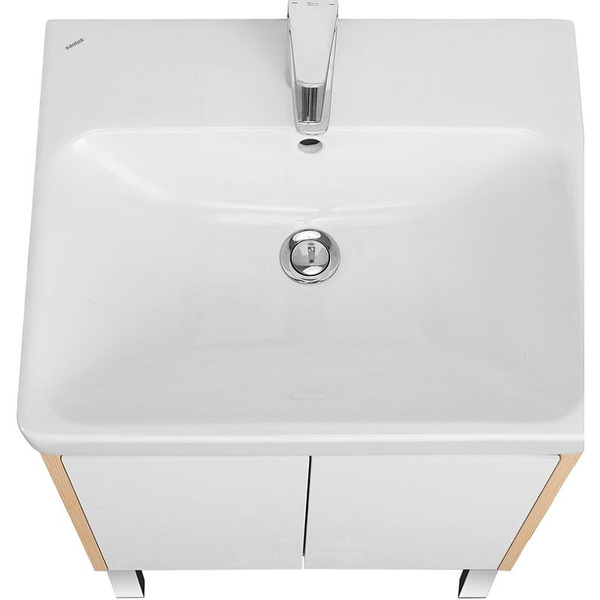 Тумба под раковину Aquaton Сканди Doors 55 1A278801SDB20 Белый глянец ...