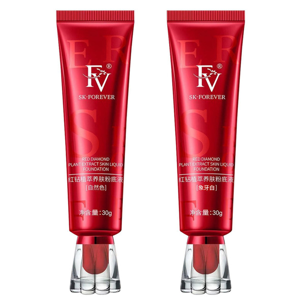2 шт Red FV Concealer Cream Foundation Растительный экстракт ...