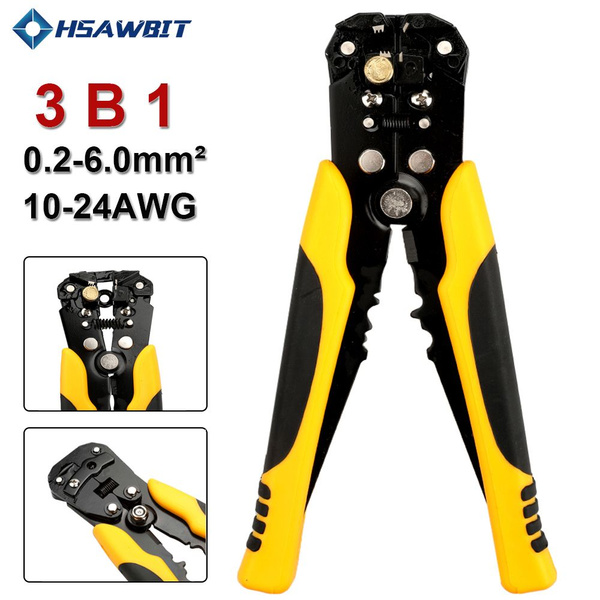 Стриппер Щипцы для зачистки электропроводов 0.2-6мм,10-24AWG - купить с ...