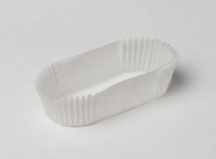 Капсулы бумажные овальные 78х28х24,5мм уп/1000шт белые - купить по ...