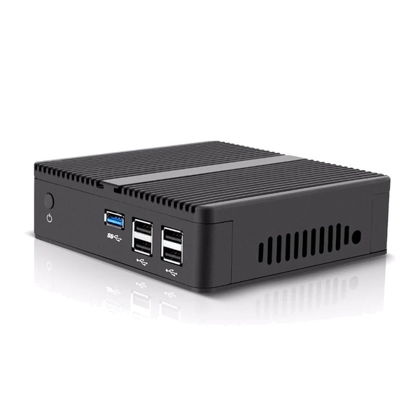 XCY Мини-ПК Безвентиляторный X30 (Intel Celeron N2840, RAM 4 ГБ, SSD 64 ...