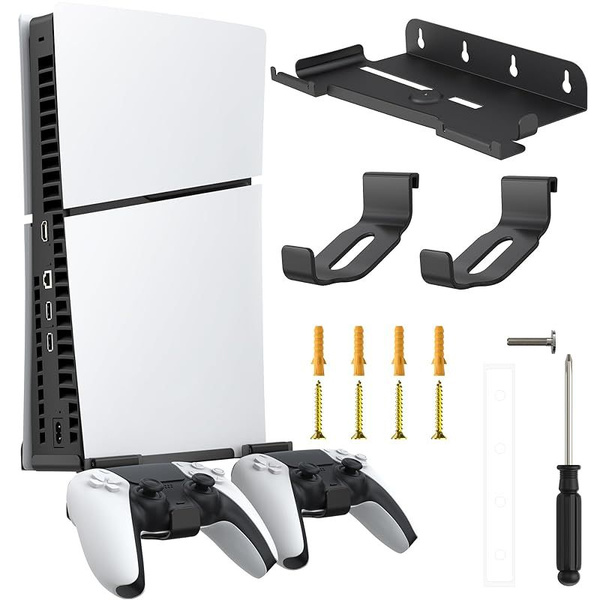 Многофункциональное настенное кронштейн для консоли PS5 Slim (Disc ...