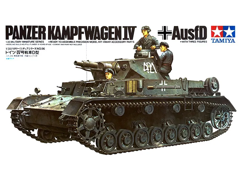 МодельTamiya350961/35PanzerKampfwagenIVAusf.D.Д.