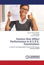 Factors That Affect Performance in K.C.P.E. Examination - Samuel Wakori Kaniaru, Muthee John, Kangara Hannah