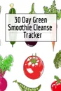 30 Day Green Smoothie Cleanse Tracker. Personal Health Record Keeper And Log Book For A Fit & Happy Life - Ginger Green