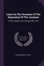 Lines On The Occasion Of The Separation Of The Jurymen. Of The Superior Court February 25th, 1874 - John Andrews Fulton