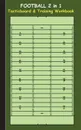 Football 2 in 1 Tacticboard and Training Workbook - Theo von Taane