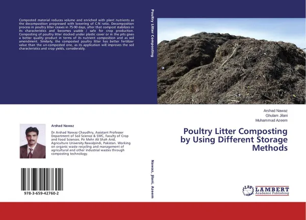 Обложка книги Poultry Litter Composting by Using Different Storage Methods, Arshad Nawaz,Ghulam Jilani and Muhammad Azeem