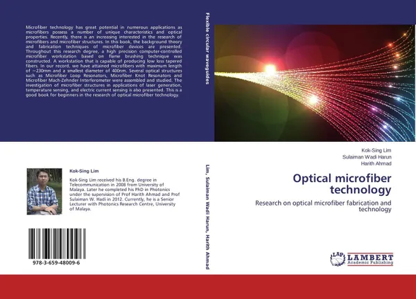 Обложка книги Optical microfiber technology, Kok-Sing Lim,. Sulaiman Wadi Harun and . Harith Ahmad