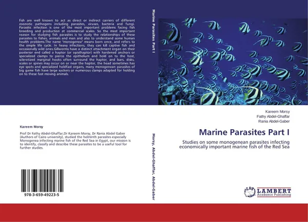 Обложка книги Marine Parasites Part I, Kareem Morsy,Fathy Abdel-Ghaffar and Rania Abdel-Gaber