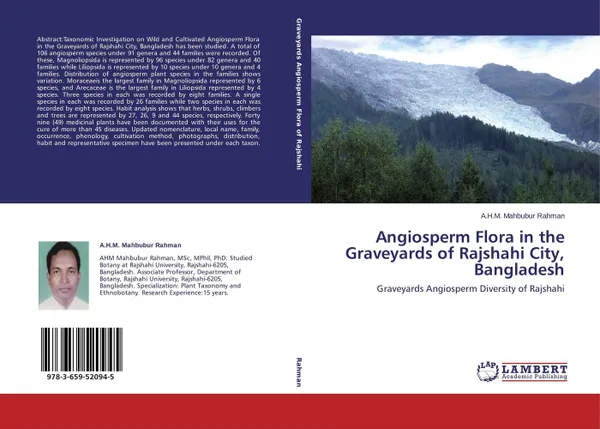 Обложка книги Angiosperm Flora in the Graveyards of Rajshahi City, Bangladesh, A.H.M. Mahbubur Rahman