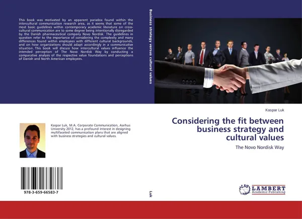 Обложка книги Considering the fit between business strategy and cultural values, Kaspar Luk