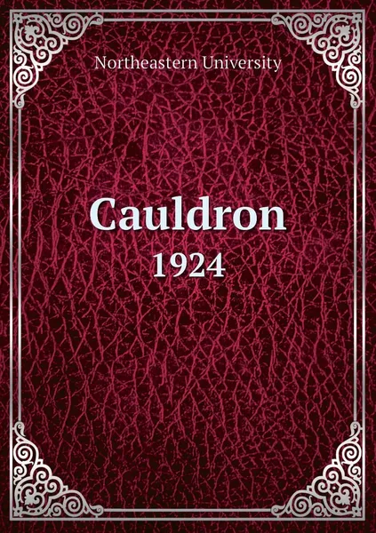 Обложка книги Cauldron. 1924, Northeastern University