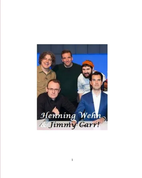 Обложка книги Henning Wehn and Jimmy Carr!, Vincent Price