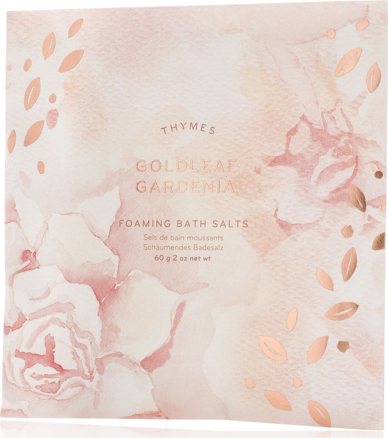 фото Соль для ванной Thymes Goldleaf Gardenia, 60 г