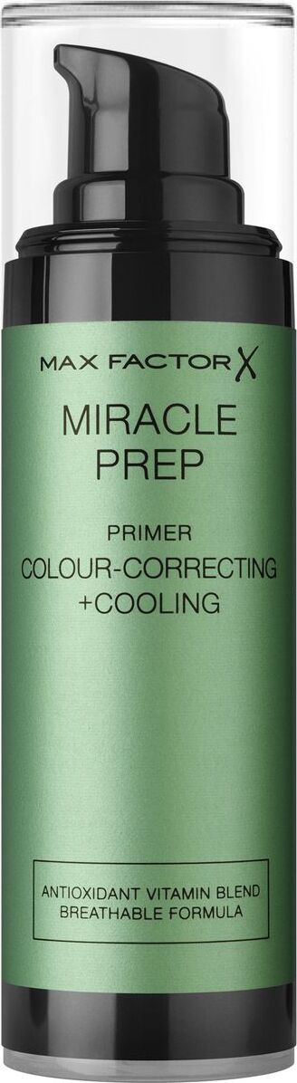 Основа под макияж Max Factor Miracle Prep Colour-Correcting + Cooling, тон Green, 30 мл основа под макияж max factor miracle prep colour correcting cooling тон green 30 мл