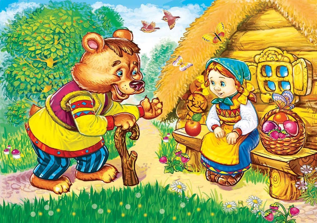 герои сказки маша и медведь картинки