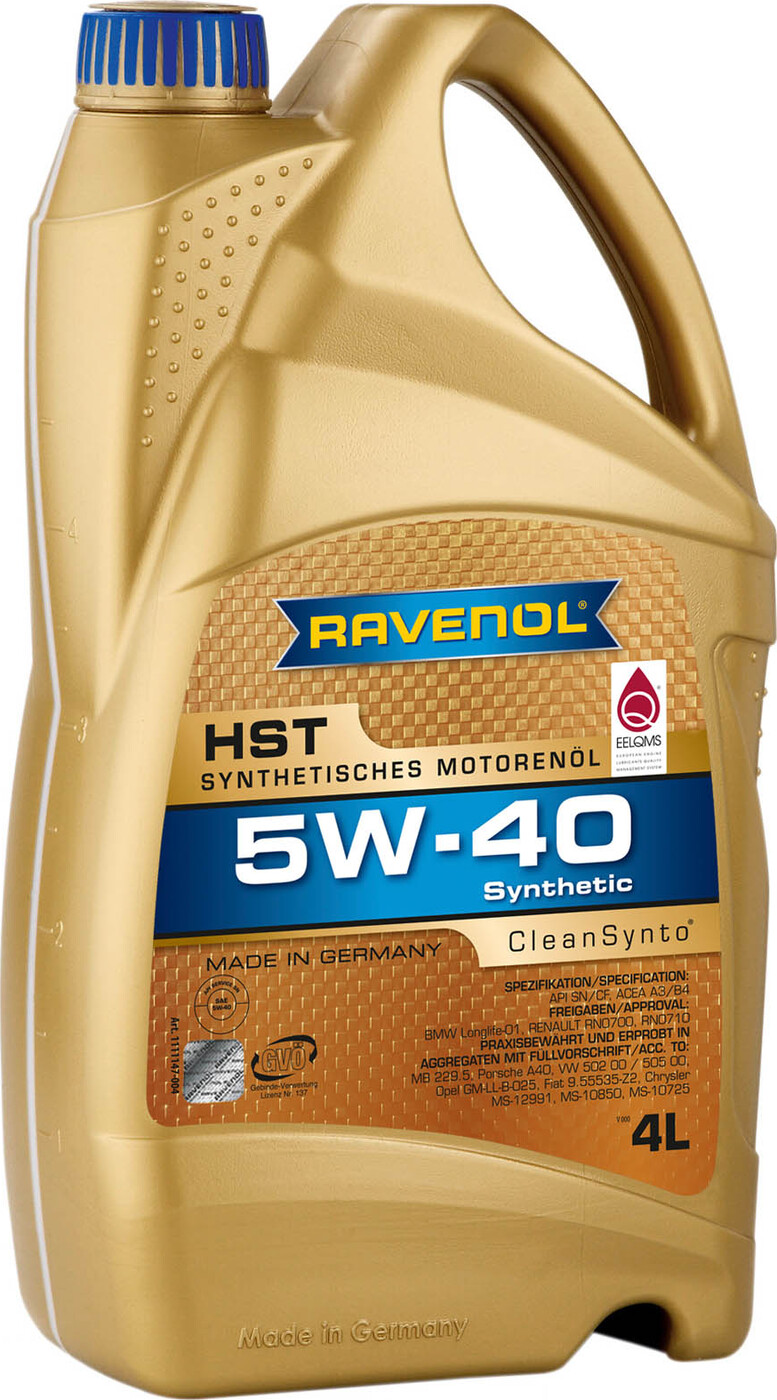 фото Моторное масло RAVENOL HST SAE 5W-40 (4л)