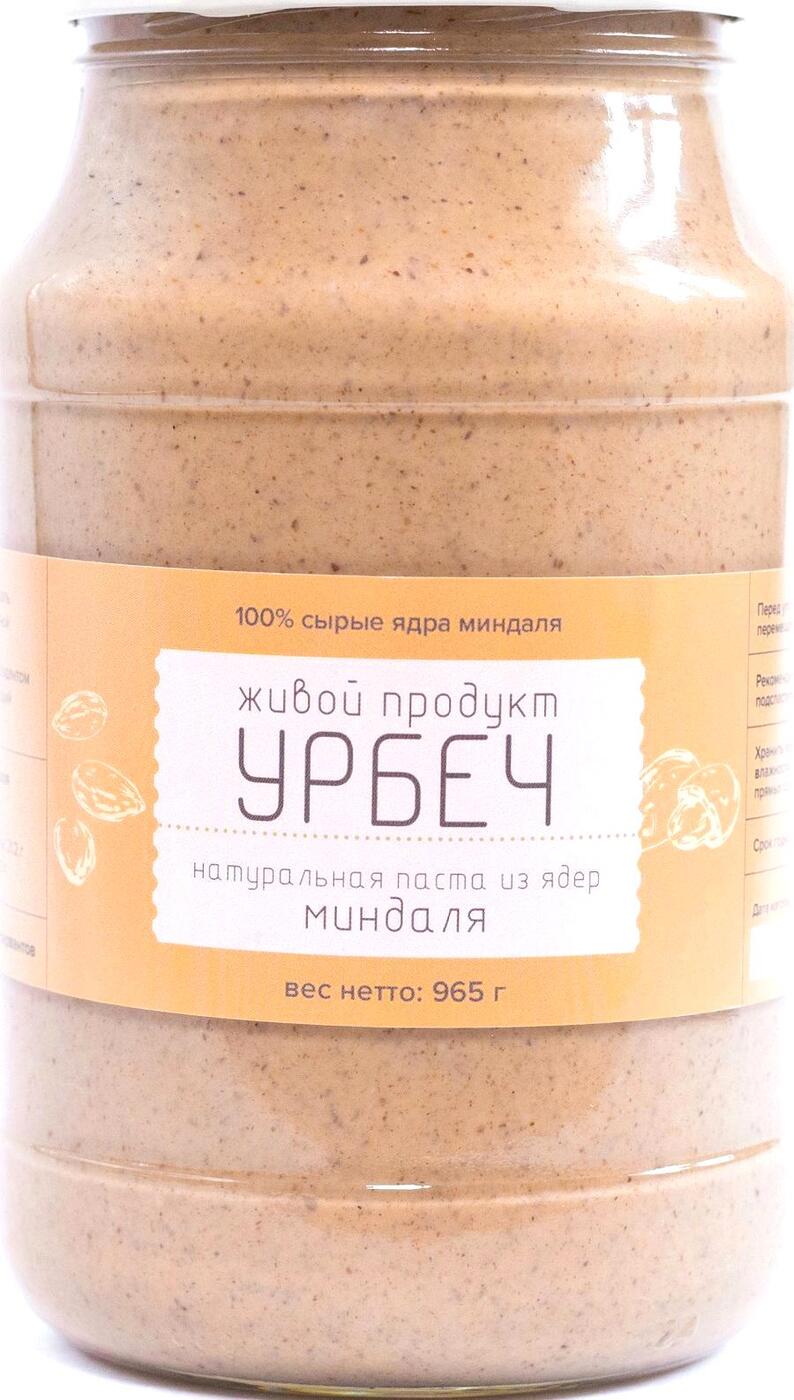 фото Урбеч Живой Продукт из ядер миндаля, 965 г