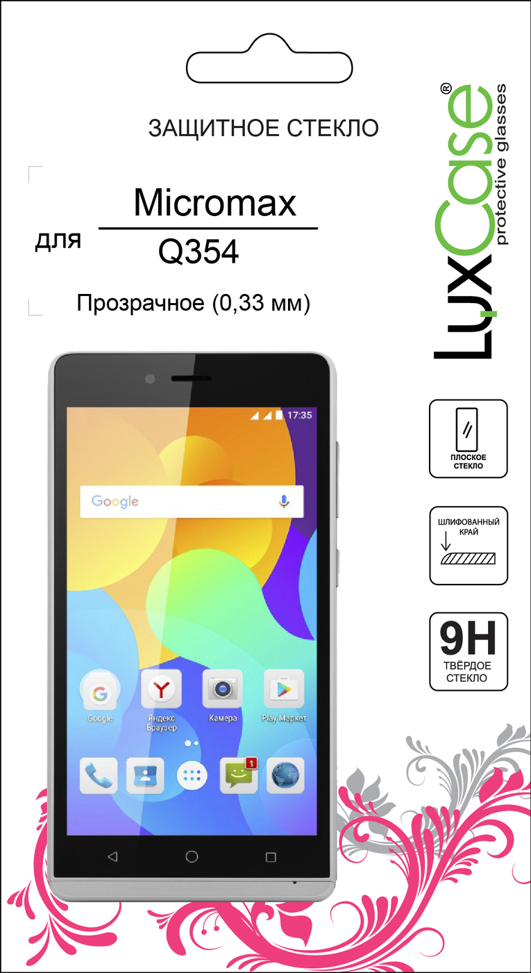 фото Защитное стекло Micromax Q354 от LuxCase