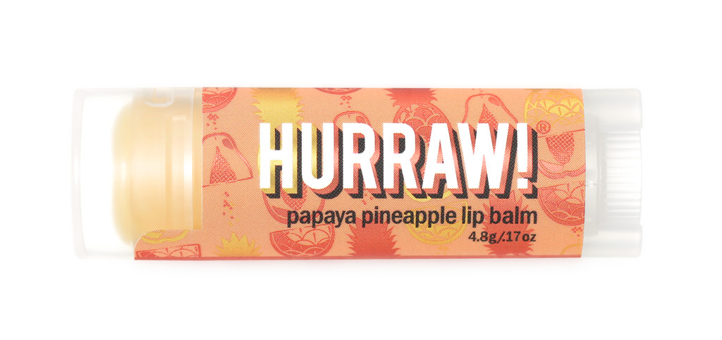 HURRAW! Натуральный бальзам для губ Папая Ананас,Papaya Pineapple Lip ...
