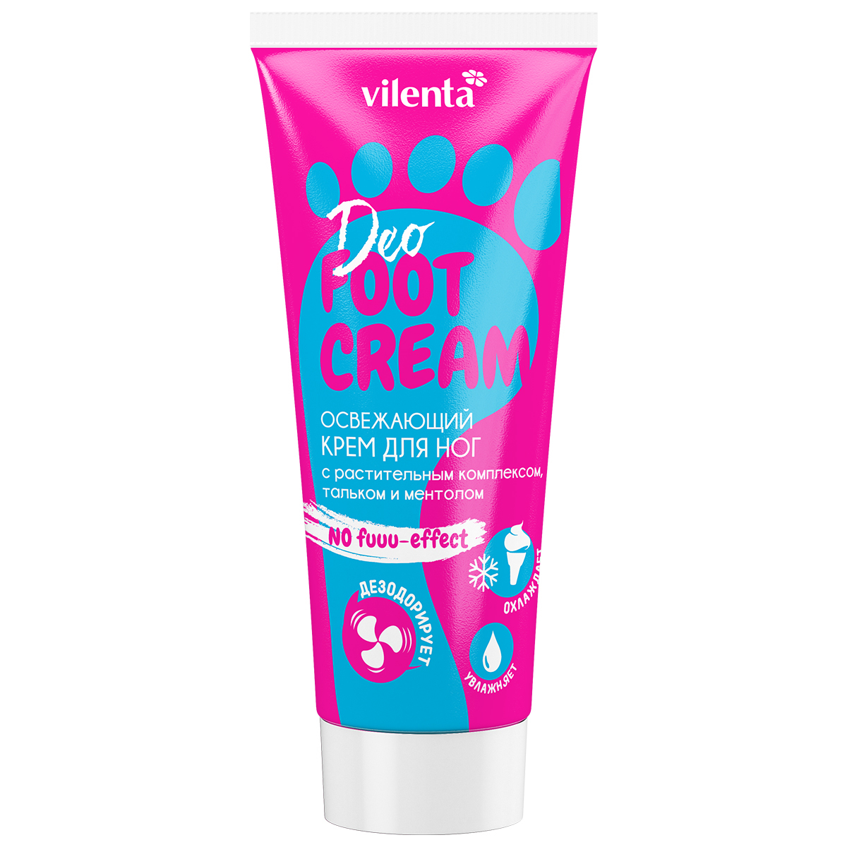 VILENTA Крем для ног Освежающий FOOT CREAM DEO с Растительным ...