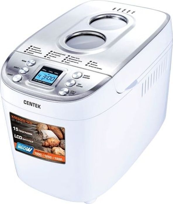 Хлебопечка CENTEK CT-1415 белый