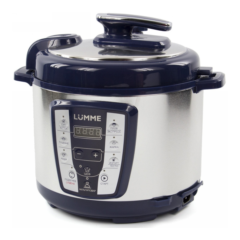Мультиварка Lumme LU-1450 черный, серый металлик - купить по доступным ...