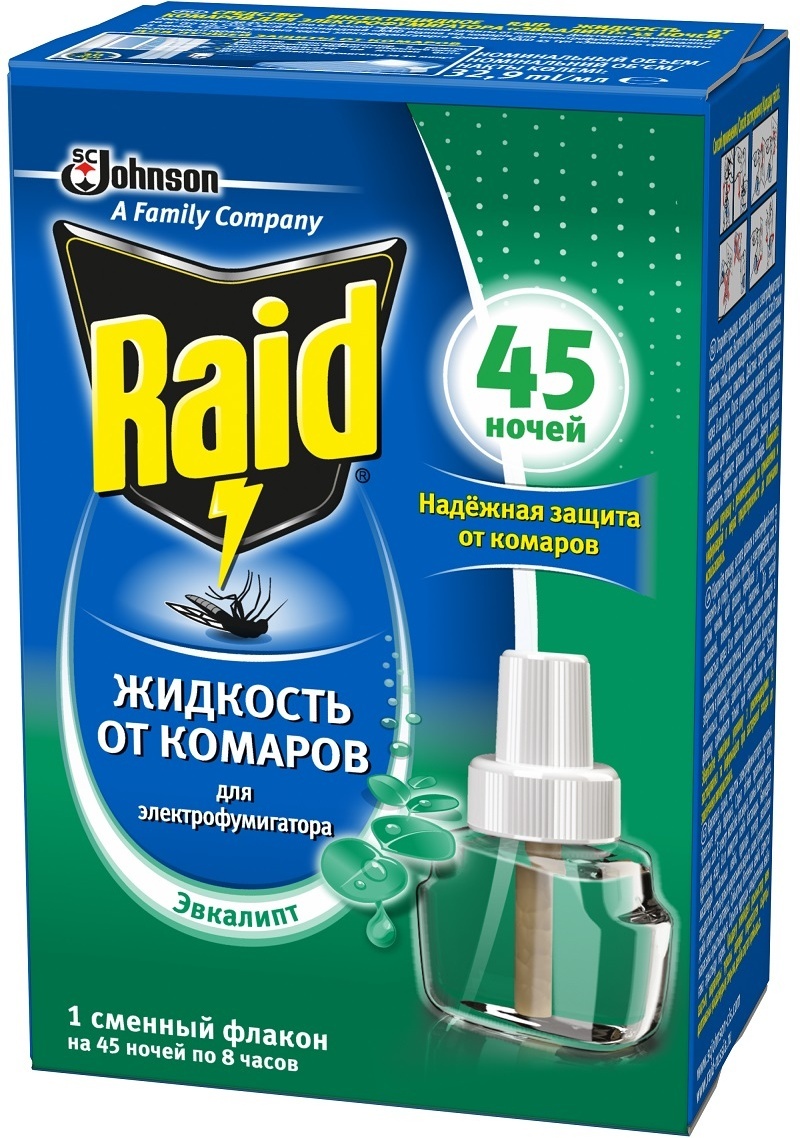 Жидкость для фумигатора Raid 