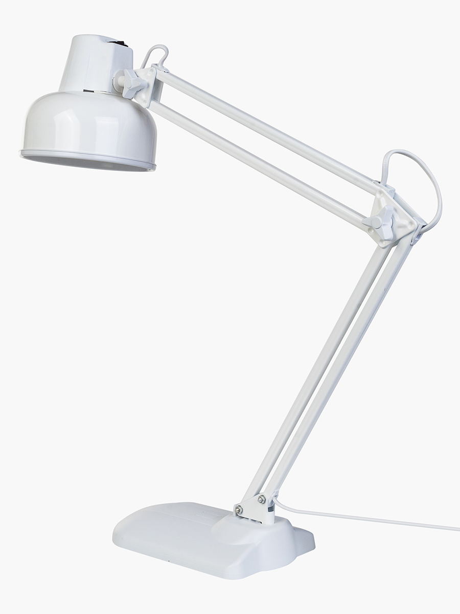 Характеристики Светильник настольный Трансвит Бета+ белый (betabase/wh ...