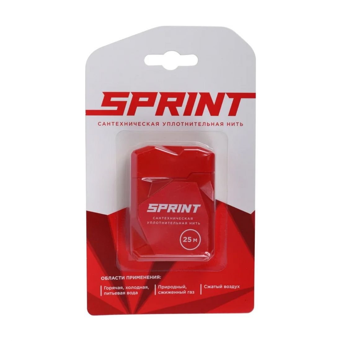 Сантехническая уплотнительная нить \"SPRINT\", 25 м, бокс, блистер, 1 шт ...